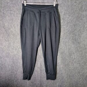 Lolë Women Jogger L Pants Lounge Activewear Athleisure Gray Comfy Casual Stretch